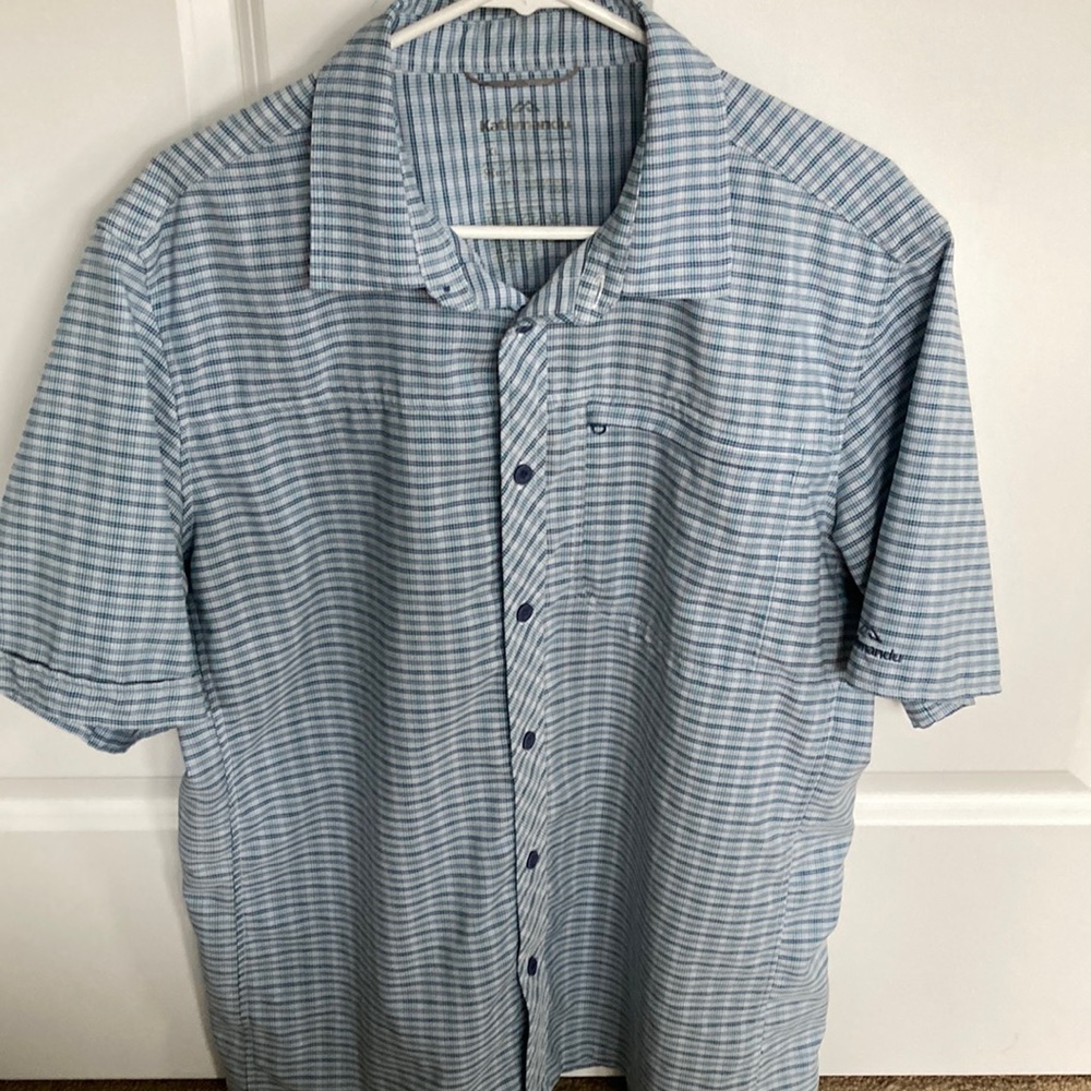 Kathmandu blue check shirt